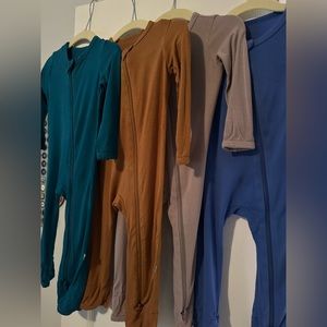Bundle of 12-18 mo. Kyte Baby Zippered Rompers